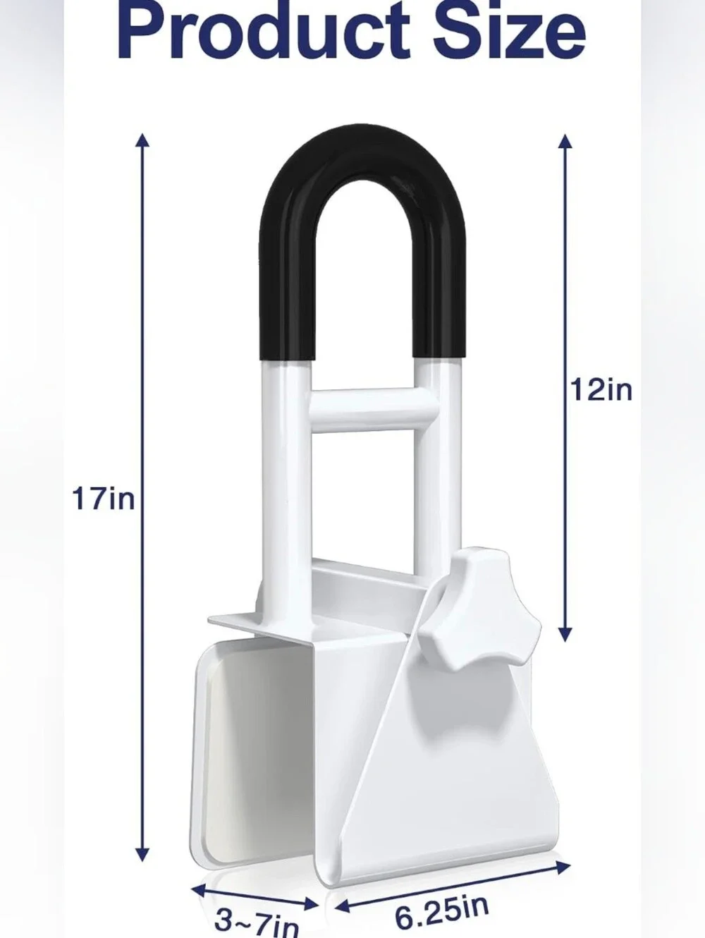 Bathtub Handle Grab Bar, Bathtub Safety Rail & Shower Grab Bars | Waterproof ...